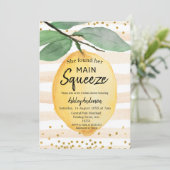 レモンブライダルシャワー招待 招待状 (スタンド正面)