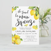 レモンブライダルシャワー招待 招待状 (スタンド正面)