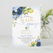 レモンブライダルシャワー招待 招待状 (スタンド正面)