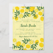 レモンブライダルシャワー招待 招待状 (正面)