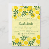レモンブライダルシャワー招待 招待状 (正面)