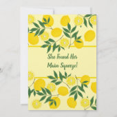 レモンブライダルシャワー招待 招待状 (裏面)