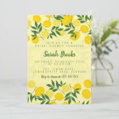 レモンブライダルシャワー招待 招待状 (スタンド正面)
