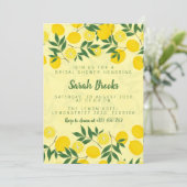 レモンブライダルシャワー招待 招待状 (スタンド正面)