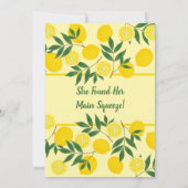 レモンブライダルシャワー招待 招待状 (裏面)