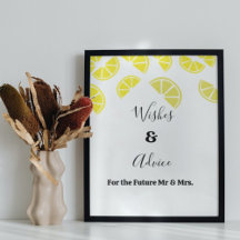 レモンブライダルシャワー推測アドバイス&アドバイス