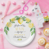 レモンブライダルシャワー紙プレート ペーパープレート (パーティー)