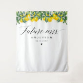 レモンブライダルシャワー背景 タペストリー (正面)