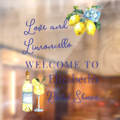 レモンブライダルシャワー鏡ウェルカムサインデカール ウィンドウサイン (シート2)