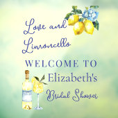 レモンブライダルシャワー鏡ウェルカムサインデカール ウィンドウサイン (シート3)