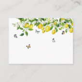 レモンブライダルシャワー エンクロージャーカード (裏面)