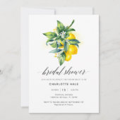 レモンブライダルシャワー 招待状 (正面)