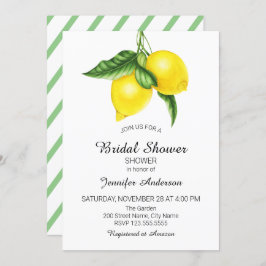 レモンブライダルシャワー 招待状
