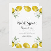 レモンブライダルシャワー 招待状 (正面/裏面)
