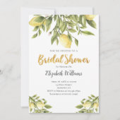 レモンブライダルシャワー 招待状 (正面)