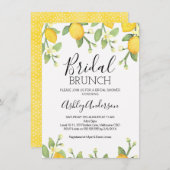 レモンブライダルブランチブライダルシャワーインビテーション 招待状 (正面/裏面)