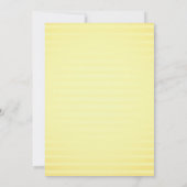 レモンブライトかわいらしイエローシトラス結婚ズ 招待状 (裏面)