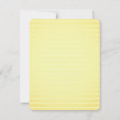 レモンブライトかわいらしイエローシトラス結婚ズ 招待状 (裏面)