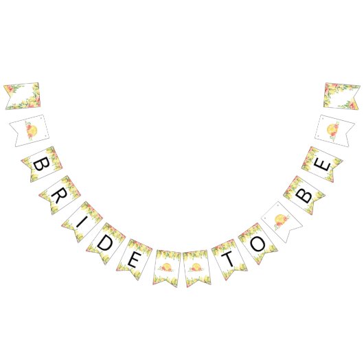 レモンブライドはブライダルシャワーのバンティングフラグ バンティングフラッグ (全)