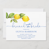 レモンブランチと花嫁シャワー招待状 招待状 (正面)