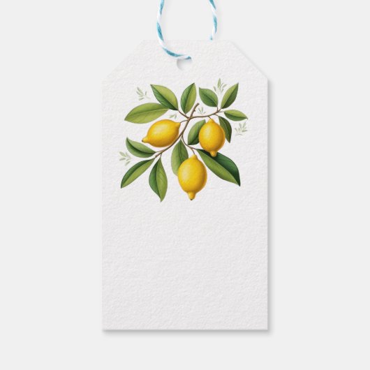 レモンブランチエレガントヴィンテージ ギフトタグ (裏面)