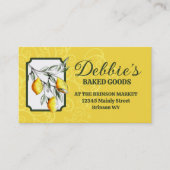 レモンブランチベーキングベーカリーパティシエケータリング 名刺 (正面)