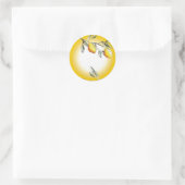 レモンブランチベーキング料理キッチンギフトシール ラウンドシール (バッグ)