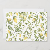 レモンブランチリハーサルディナー招待状 招待状 (裏面)