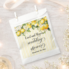 レモンブランチ地中海のサマーウェディングシャワー フェイバーバッグ
