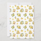 レモンブランチ地中海のサマーブライダルシャワー 招待状 (裏面)