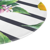 レモンブランチ：柑橘類の水彩ブリス カッティングボード (角)