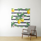 レモンブランチ:柑橘類の水彩ブリス タペストリー (インサイチュ)