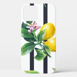 レモンブランチ:柑橘類の水彩ブリス iPhone 12ケース