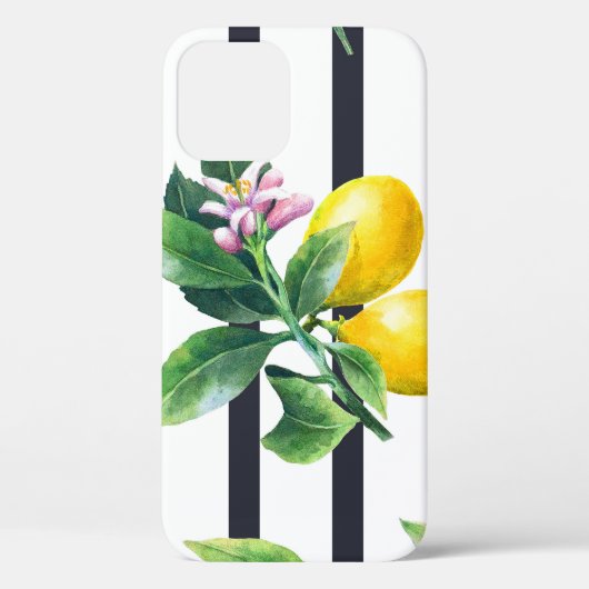 レモンブランチ:柑橘類の水彩ブリス Case-Mate iPhoneケース (裏面)
