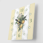 レモンブリスススクエアウォールクロック スクエア壁時計 (傾斜)