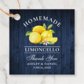 レモンブルーウッドリモンチェロ感謝していスクエアトウィネ フェイバータグ (正面)