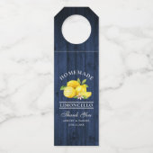 レモンブルーウッドリモンチェロ ボトルネックタグ (正面)