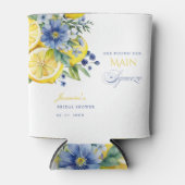 レモンブルーフローラシトラスブライダルシャワー 缶クーラー (正面)