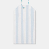 レモンブルー地中海のボウズ赤ちゃんシャワー ギフトタグ (裏面)