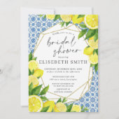 レモンブロイス地中海のブライダルシャワーインビタティ 招待状 (正面)