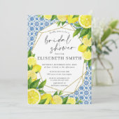 レモンブロイス地中海のブライダルシャワーインビタティ 招待状 (スタンド正面)