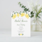 レモンブロッサムグリーナリーウォーターブライダルシャワー 案内ポストカード (スタンド正面)