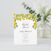 レモンブロッサムグリーナリーウォーターブライダルシャワー 案内ポストカード (スタンド正面)