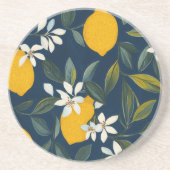 レモンブロッサム地中海のサンドストーンコースター コースター (正面)