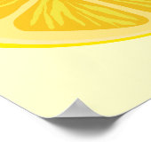 レモンプリント ポスター (角)