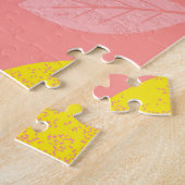 レモンプリント、明るいシームレスな夏のパターン。 ジグソーパズル (側面)