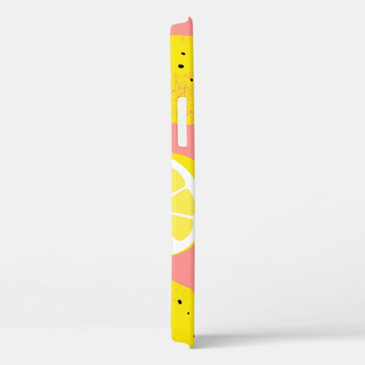 レモンプリント、明るいシームレスな夏のパターン。 Case-Mate iPhoneケース (裏面 / 右)