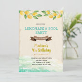 レモンプールパーティの招待状 招待状 (スタンド正面)