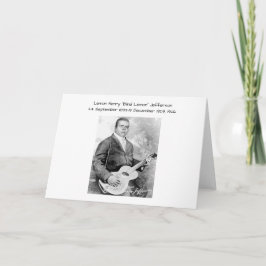 レモンヘンリー・ブラインドレモンジェファーソン1926 カード