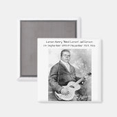 レモンヘンリー・ブラインドレモンジェファーソン1926 マグネット (正面/裏面)